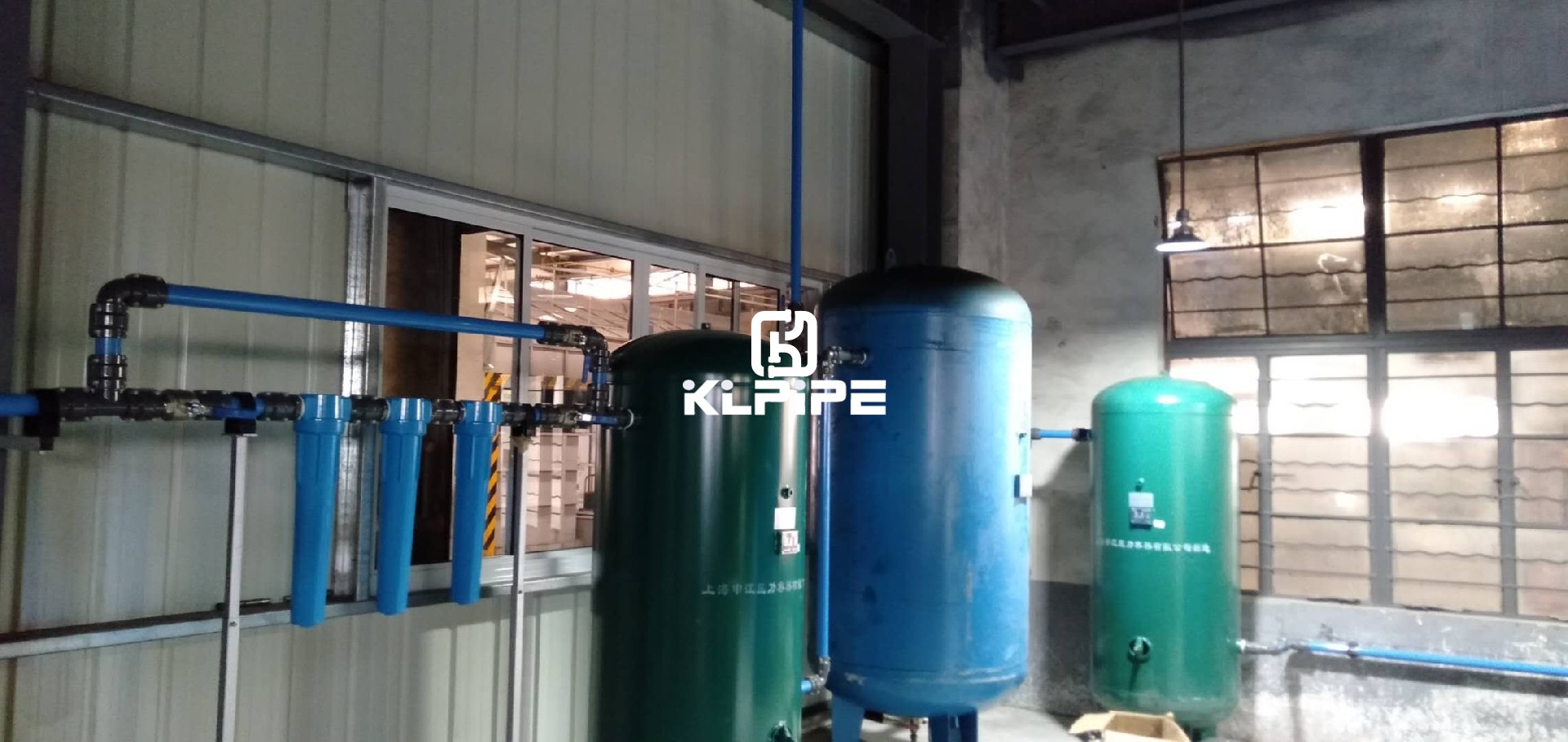 工廠壓縮氣體管道