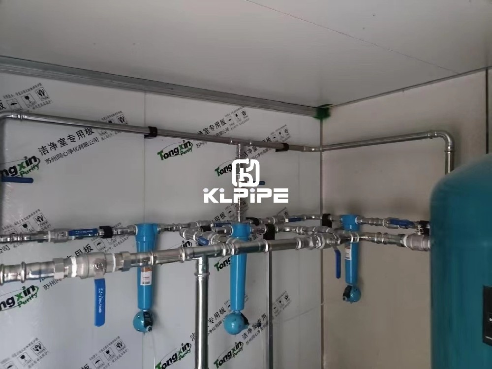 高壓細水霧不銹鋼管道安裝