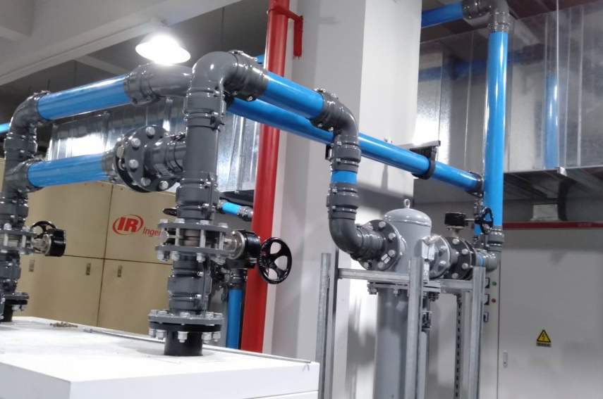 鋁合金壓縮空氣管道安裝球閥