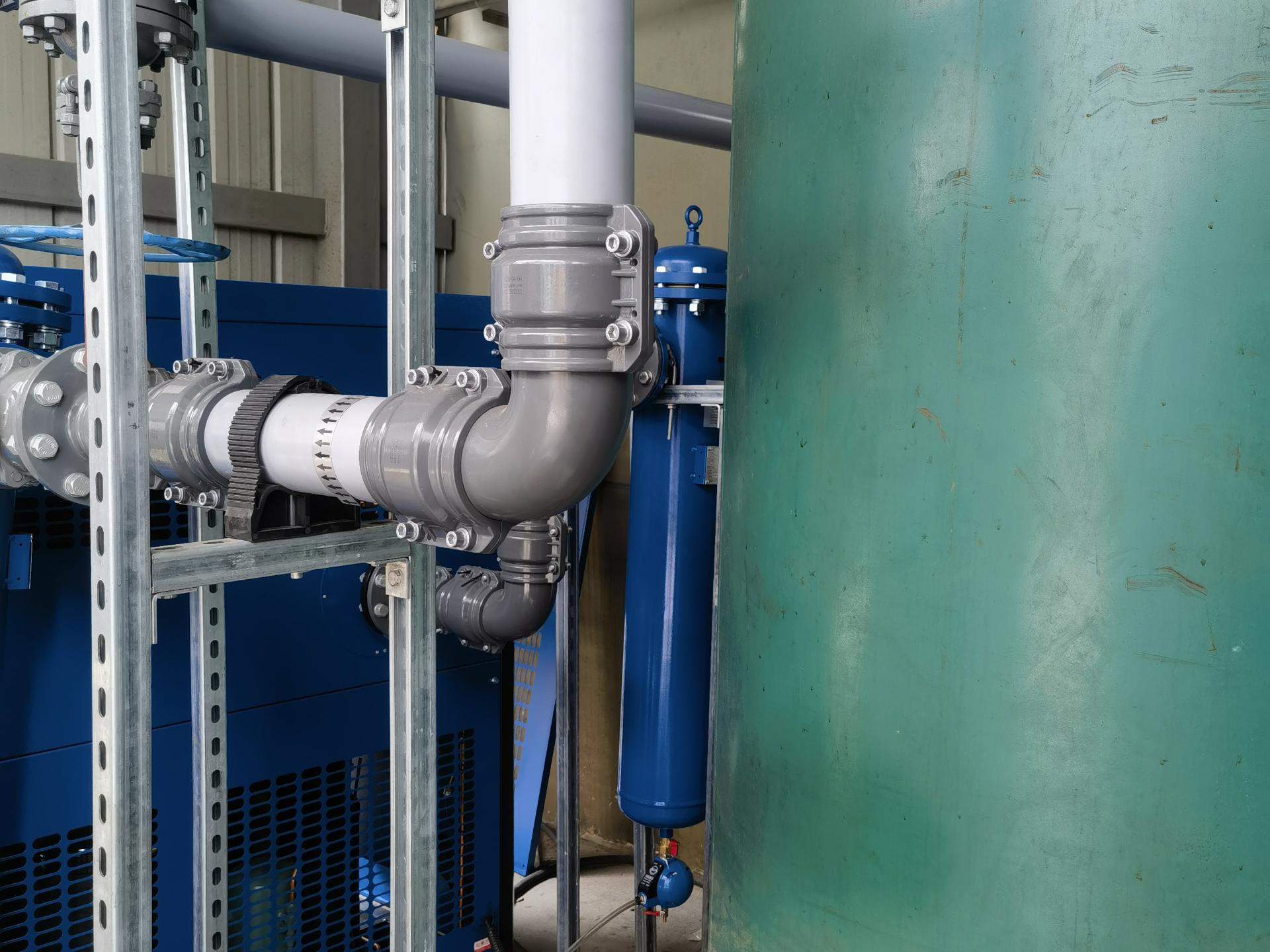 空壓機(jī)氣管管道連接件疲勞測試